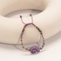 The Purple Seashell Bracelet