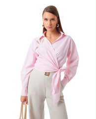 Pink Chemise Wrap