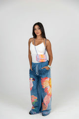 Jeans Print Pants