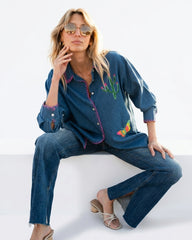 Desert Bloom Denim Shirt