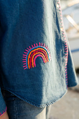 Desert Bloom Denim Shirt
