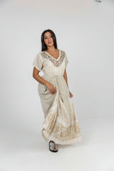 Beig Boho Dress