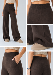 Brown Pants Wool