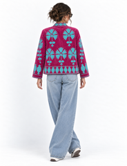Turquoise Bloom Jacket