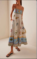 Baby Blue Shells Dress