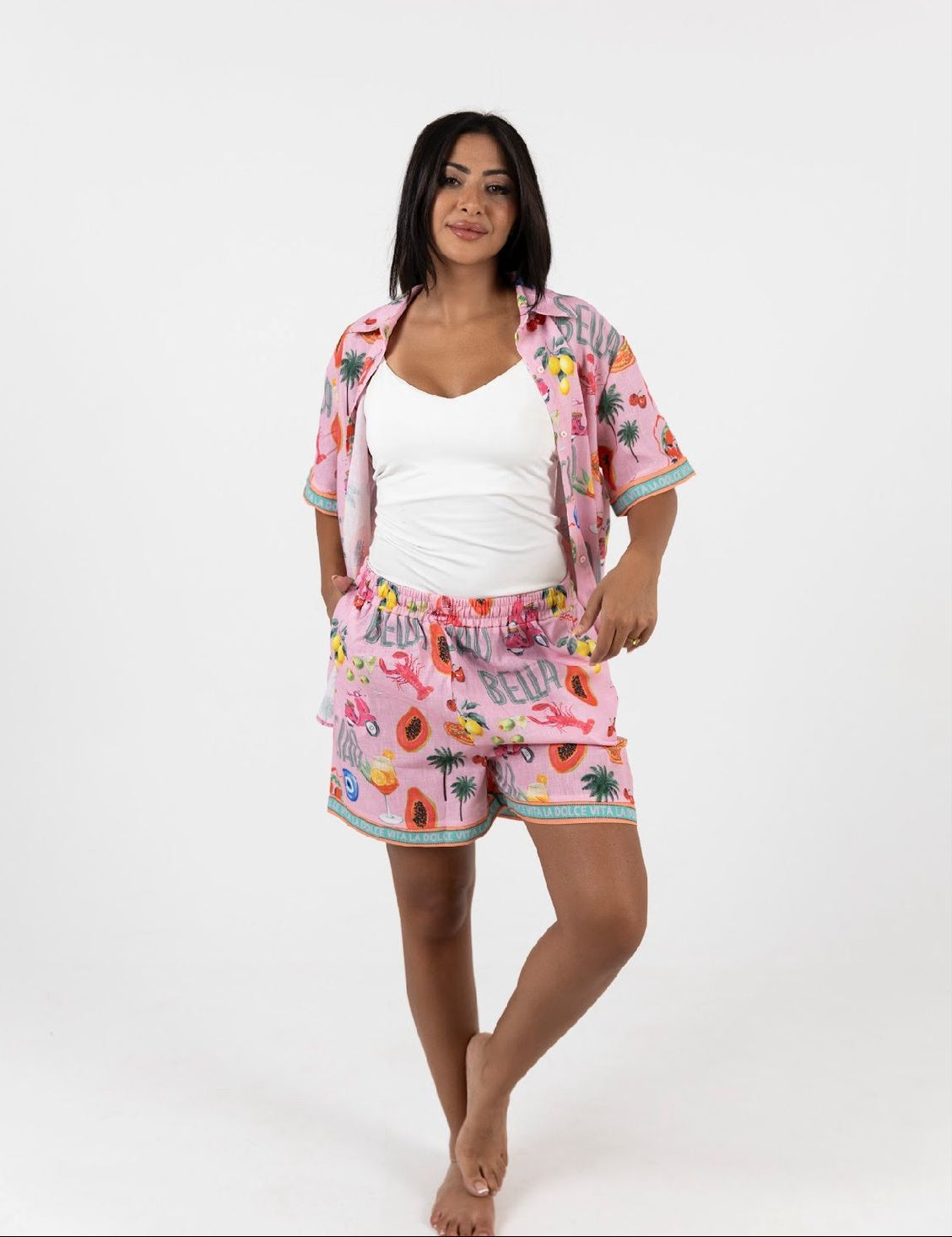 Pink Short set