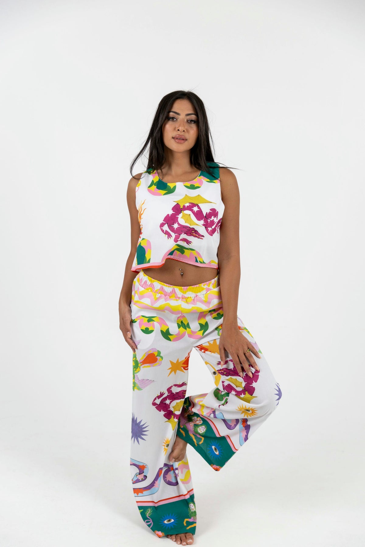 Colorful Boho Pants
