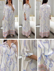 Chain Medallion Slip Dress