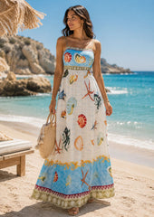 Baby Blue Shells Dress