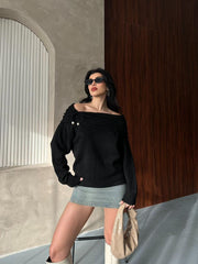 Black Pull off shoulders