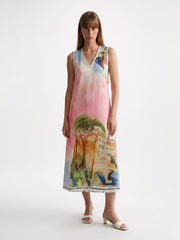 Pink Silk Dress
