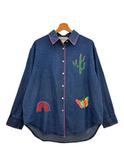 Desert Bloom Denim Shirt