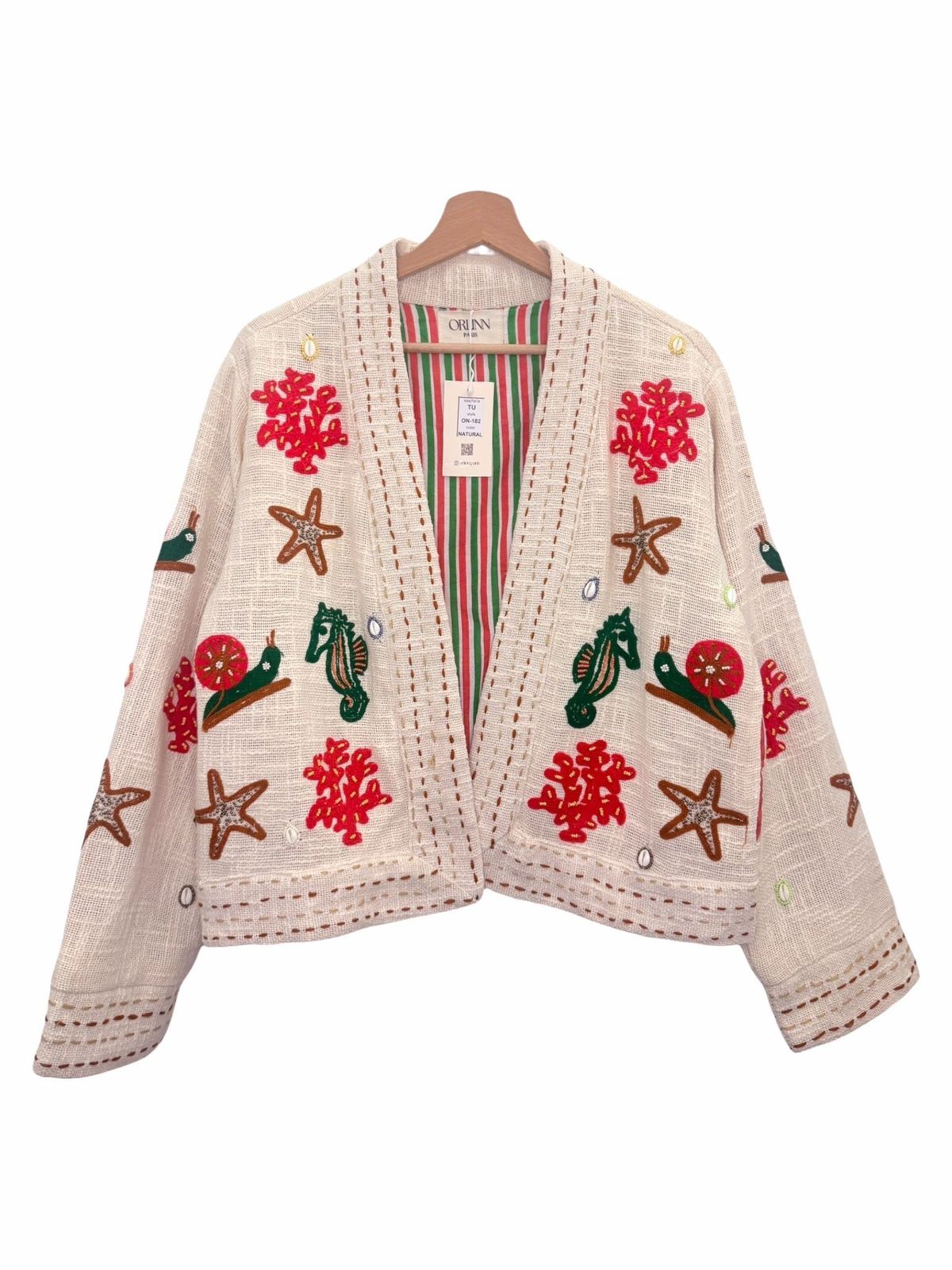 Oceanic Dream Embroidered Jacket