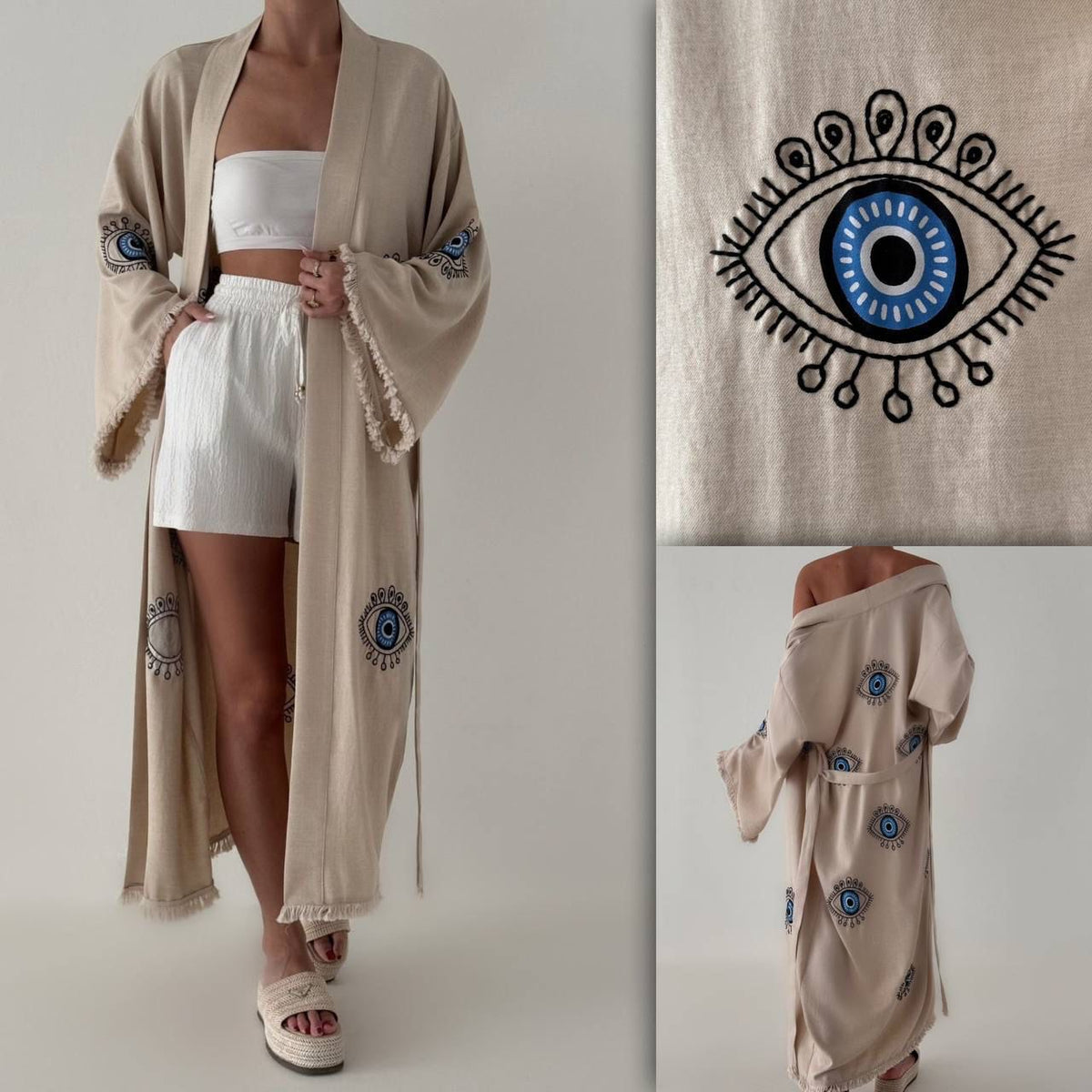 Eye Cardign Kaftan