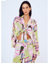 Light Green Short Cardign
