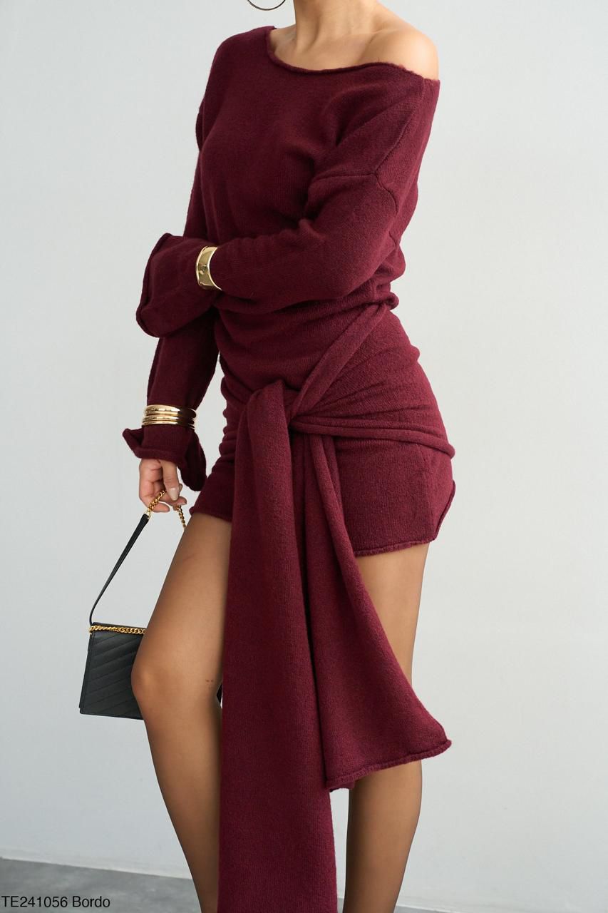 Burgandy dress