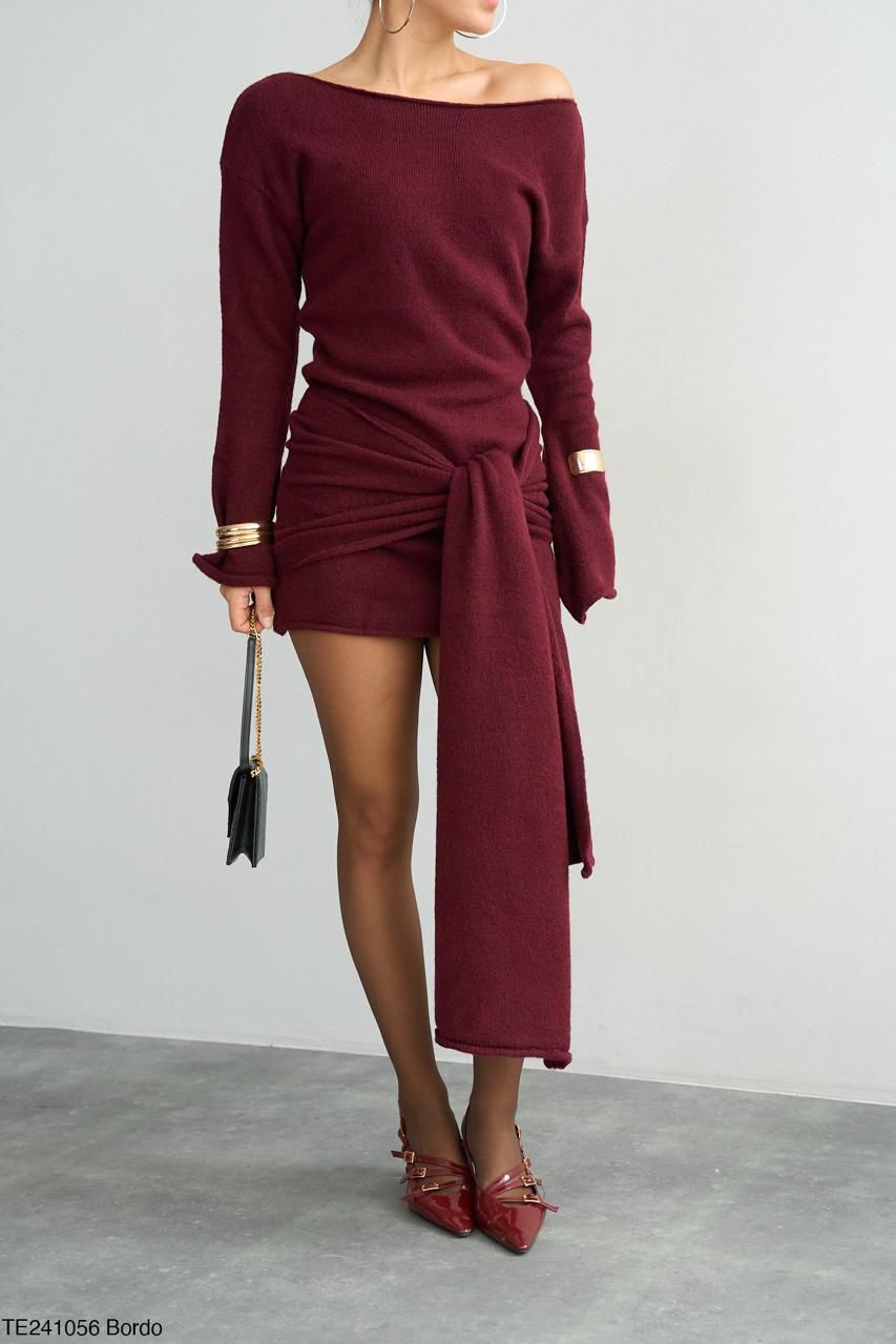 Burgandy dress
