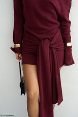 Burgandy dress