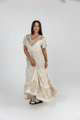 Beig Boho Dress