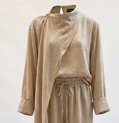 Beige Silk Set