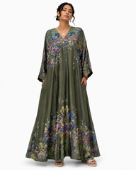 Silky Garden Reverie Dress
