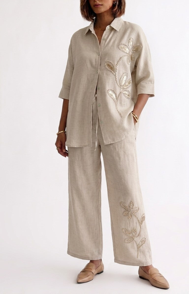 Linen Flower Set