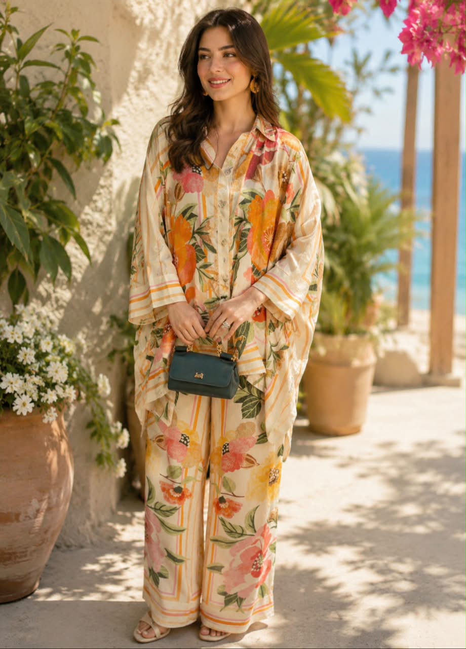 Floral Silky Set