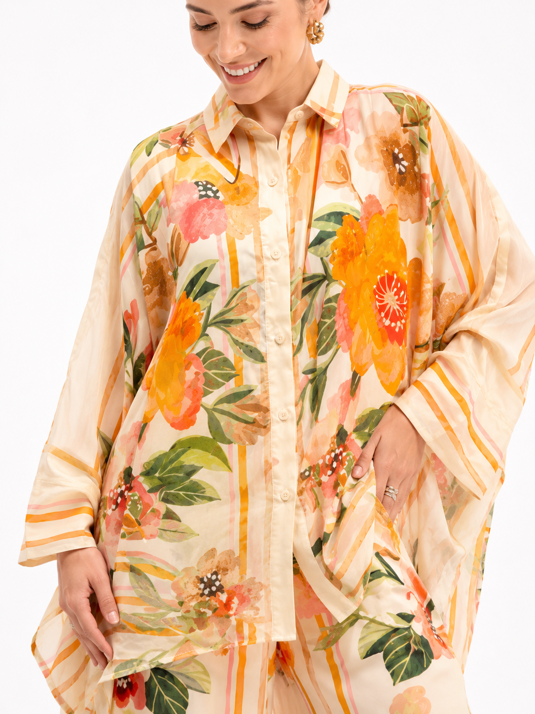 Floral Silky Set