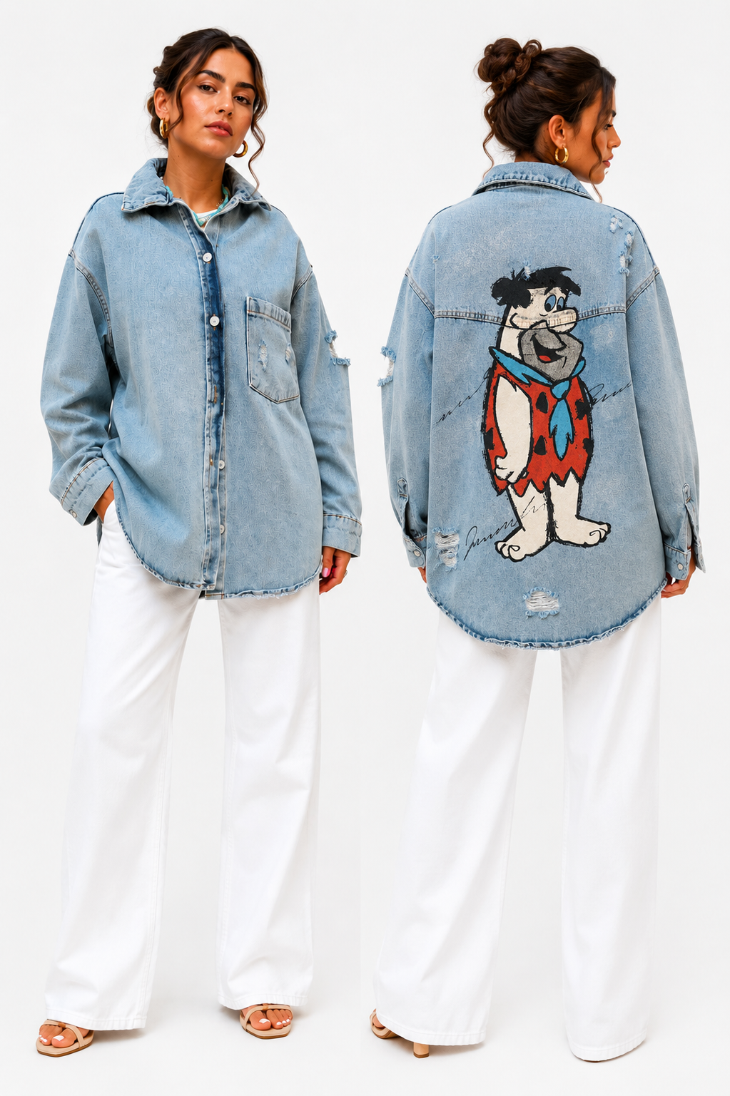 The Bedrock Blues Oversized Denim Jacket