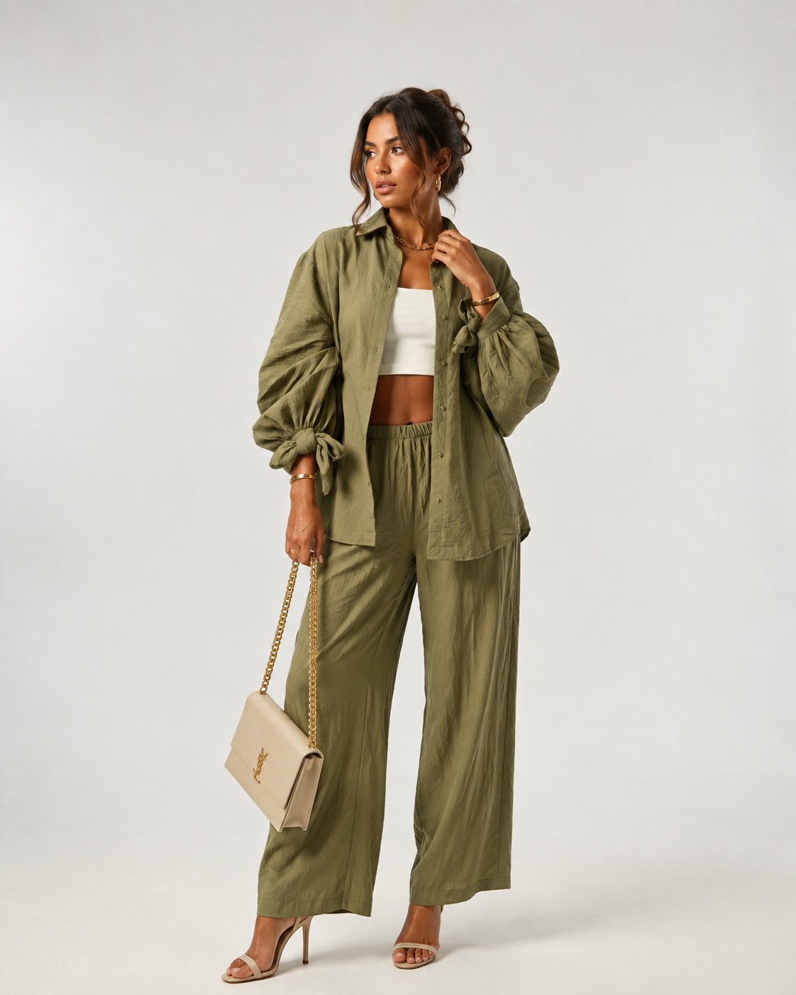 Green Oversize Chemise