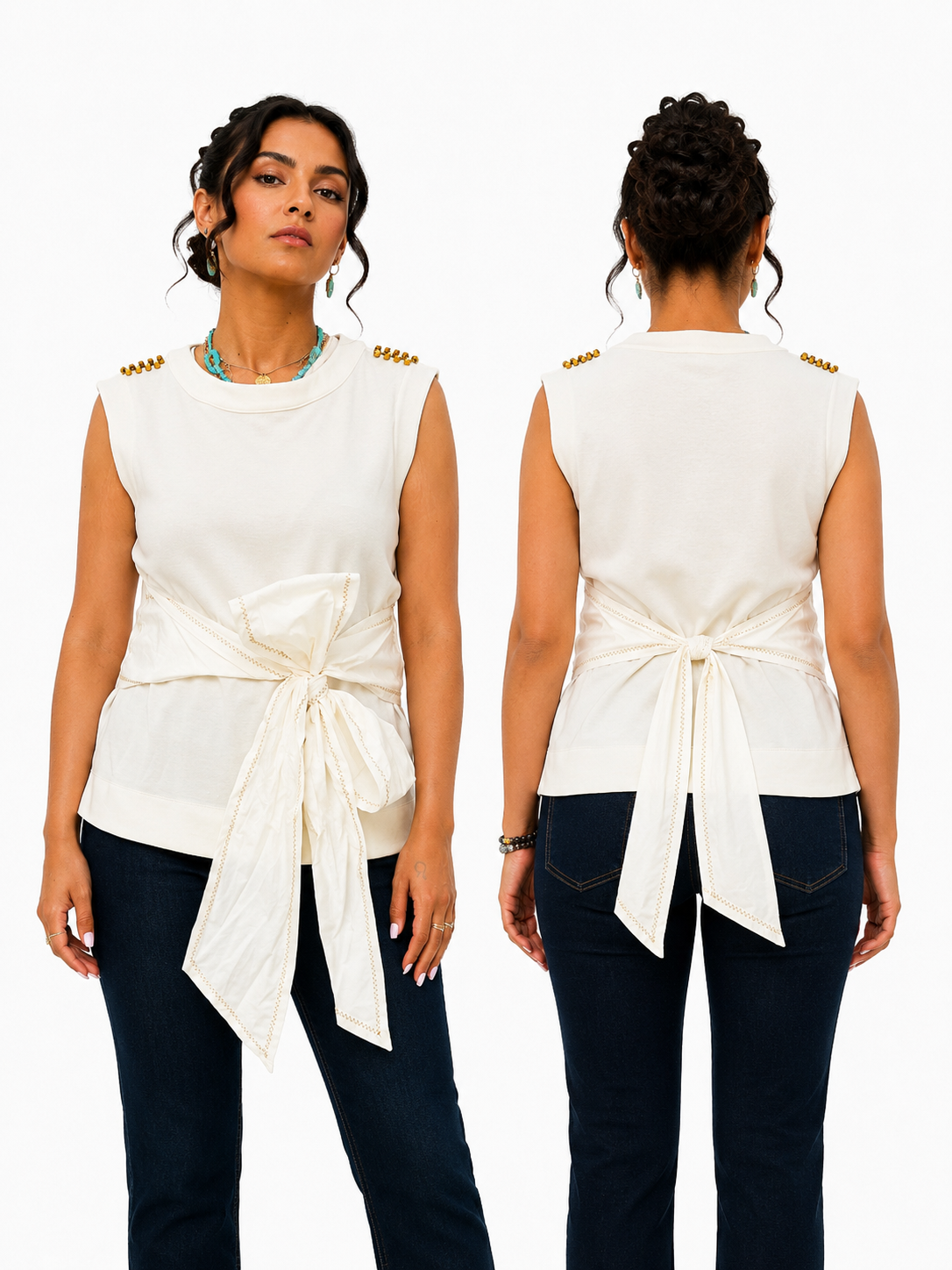 The Sash-Tie Knot Blouse