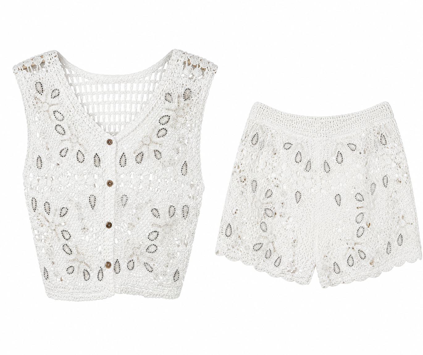 Short Boho Summer Set